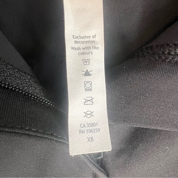 Lululemon Ca 35801 Rn 106259 Compression Pant Leggings Black Womens Sz 4 Golf - Picture 5 of 9